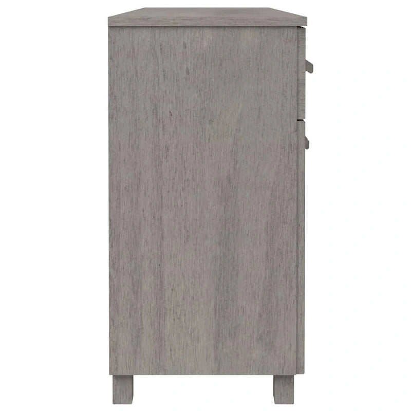 Solid Pine Wood Sideboard Buffet Cabinet with 3 Doors & 3 Drawers