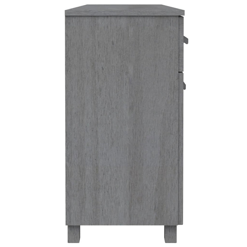 Solid Pine Wood Sideboard Buffet Cabinet with 3 Doors & 3 Drawers