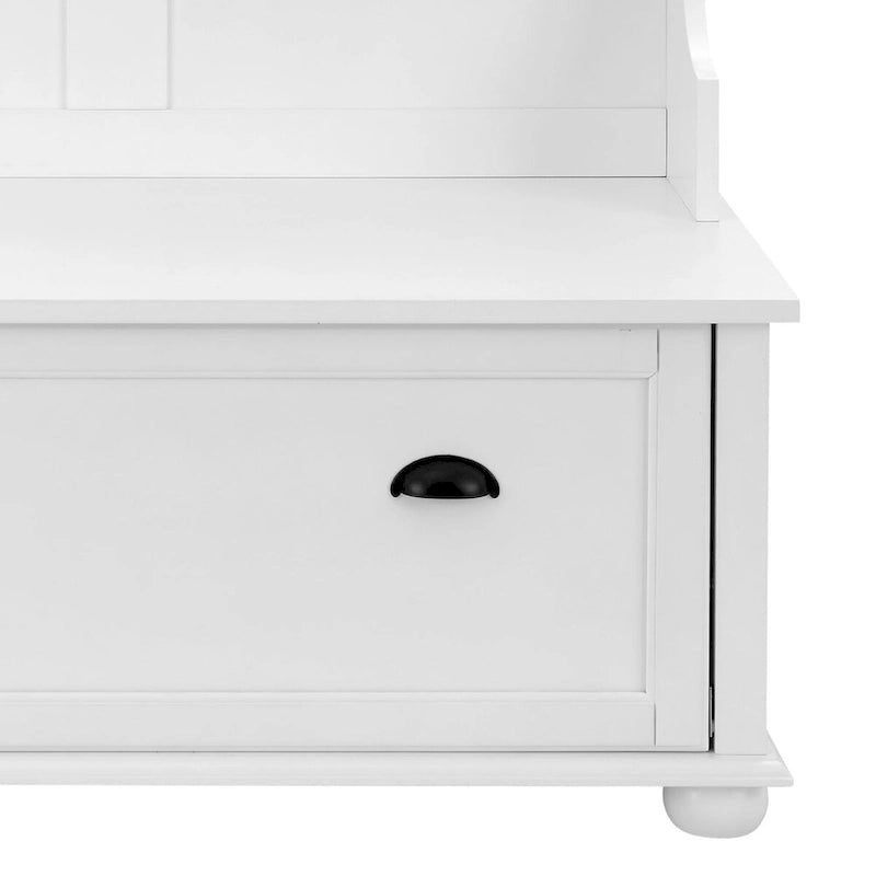 Modern Minimalist Hall Tree with Bench & Storage