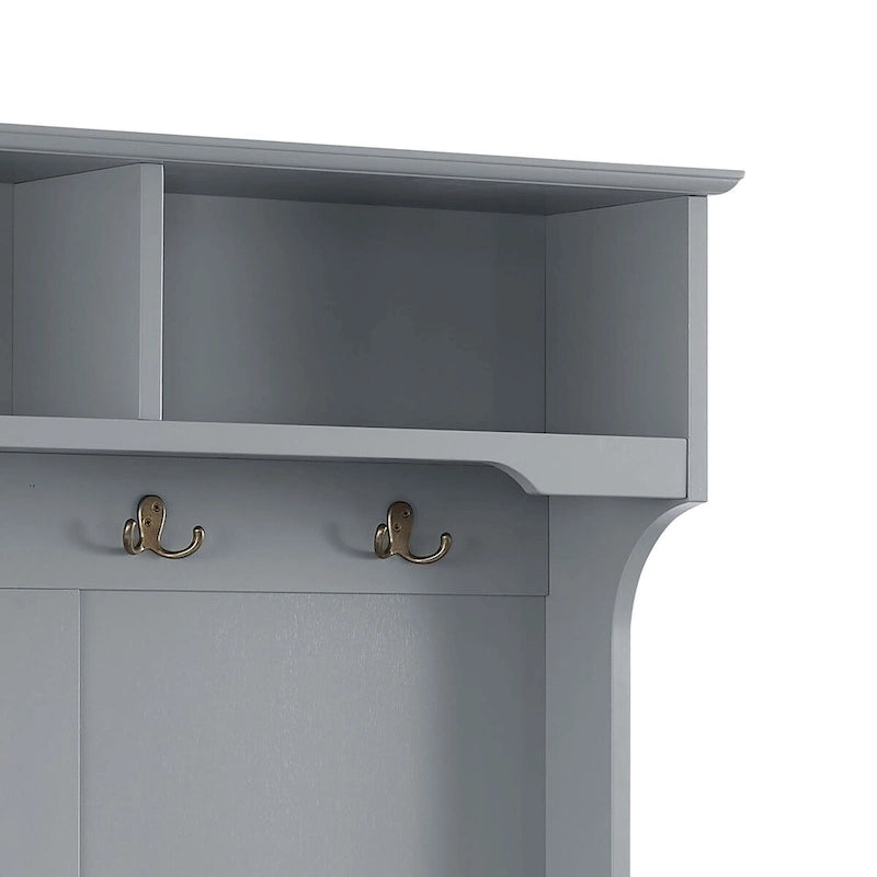 Modern Minimalist Hall Tree with Bench & Storage