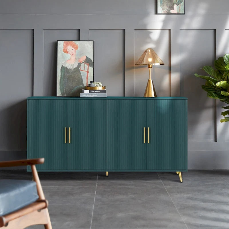 4-Door Storage Sideboard Cabinet