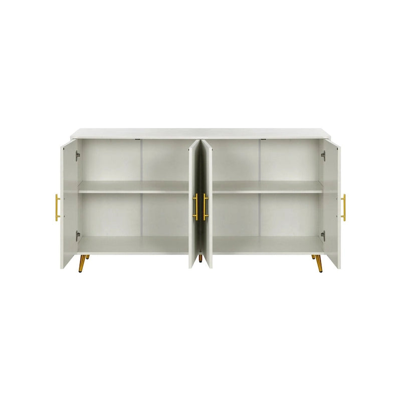 4-Door Storage Sideboard Cabinet