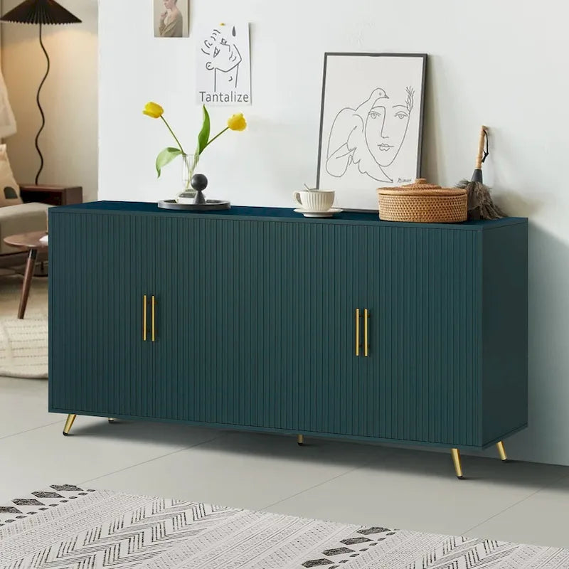 4-Door Storage Sideboard Cabinet