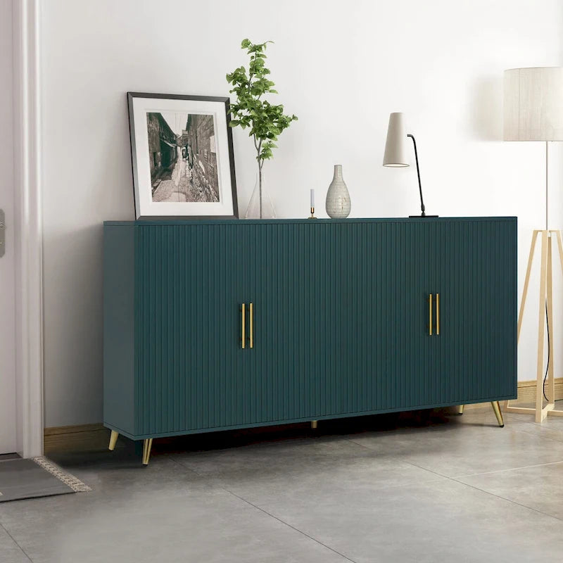 4-Door Storage Sideboard Cabinet