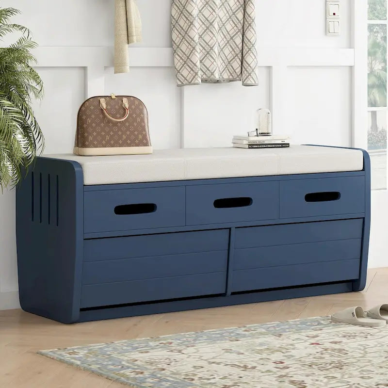 Rustic Shoe Storage Bench