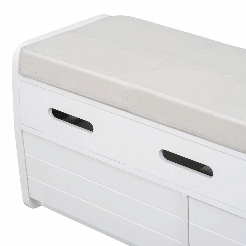 Rustic Shoe Storage Bench