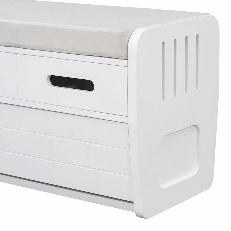 Rustic Shoe Storage Bench