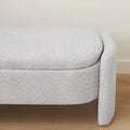 Fleece Storage Ottoman Bench