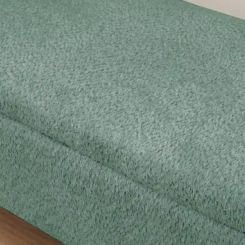 Fleece Storage Ottoman Bench