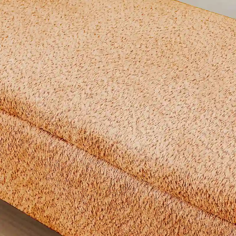 Fleece Storage Ottoman Bench