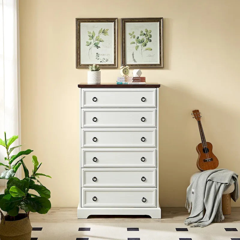 6-Drawer Tall Dresser & Chest of Drawers
