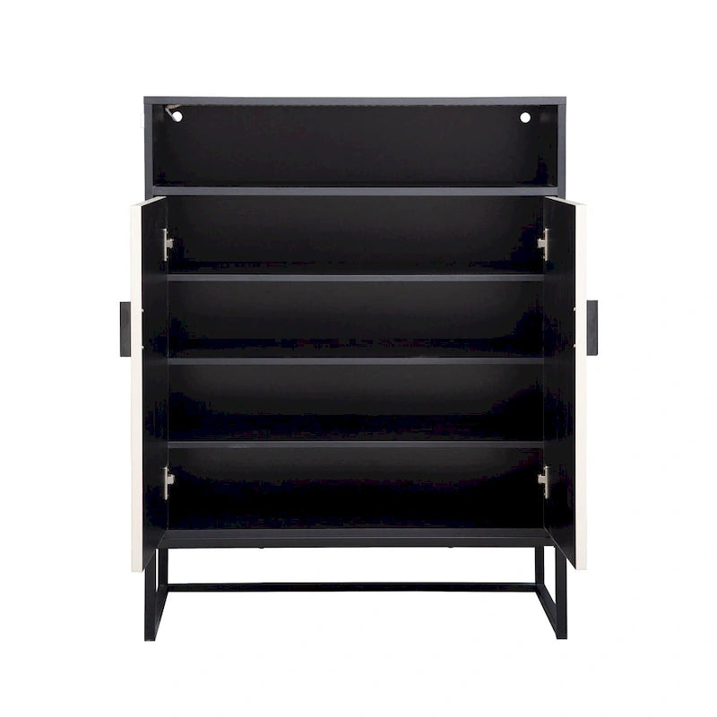5-Tier Shoe Storage Cabinet with Motion Sensor Light