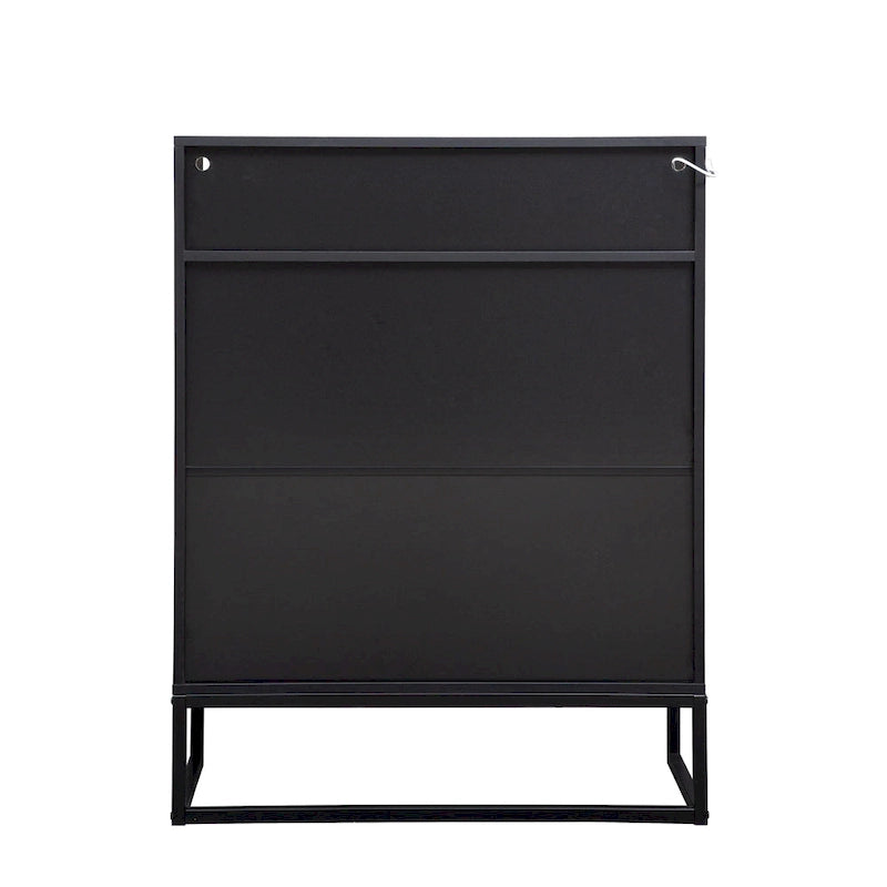 5-Tier Shoe Storage Cabinet with Motion Sensor Light