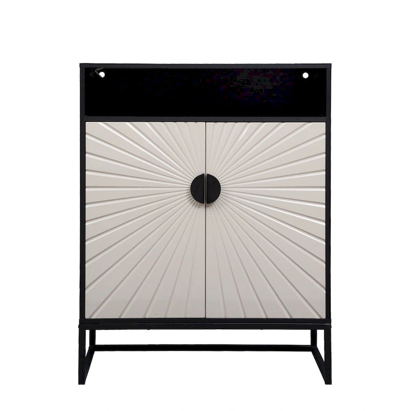 5-Tier Shoe Storage Cabinet with Motion Sensor Light