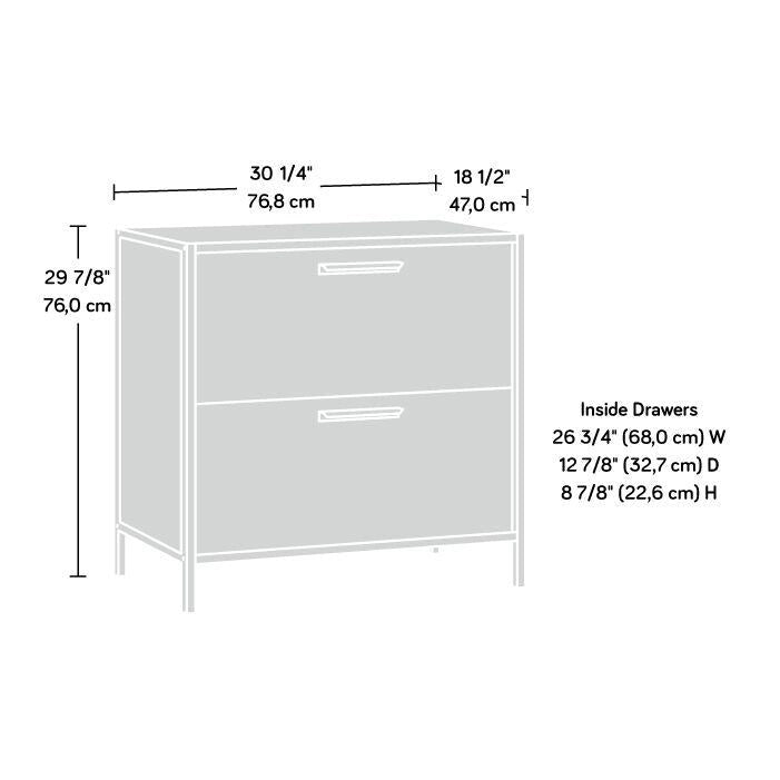 2-Drawer Lateral File Cabinet with Display Top