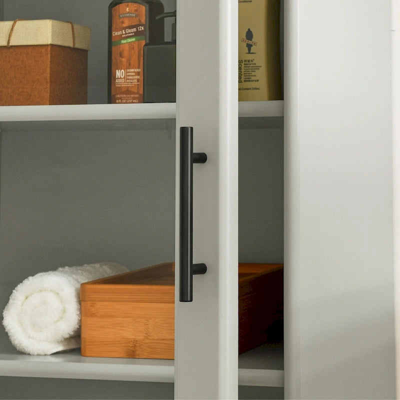 Modern Freestanding Bathroom Storage Cabinet with Drawer