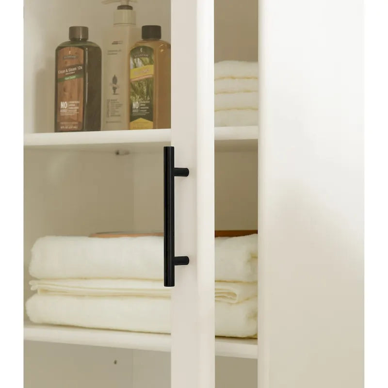 Modern Freestanding Bathroom Storage Cabinet with Drawer