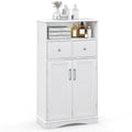 Freestanding Bathroom Floor Cabinet with 2 Doors & 2 Drawers